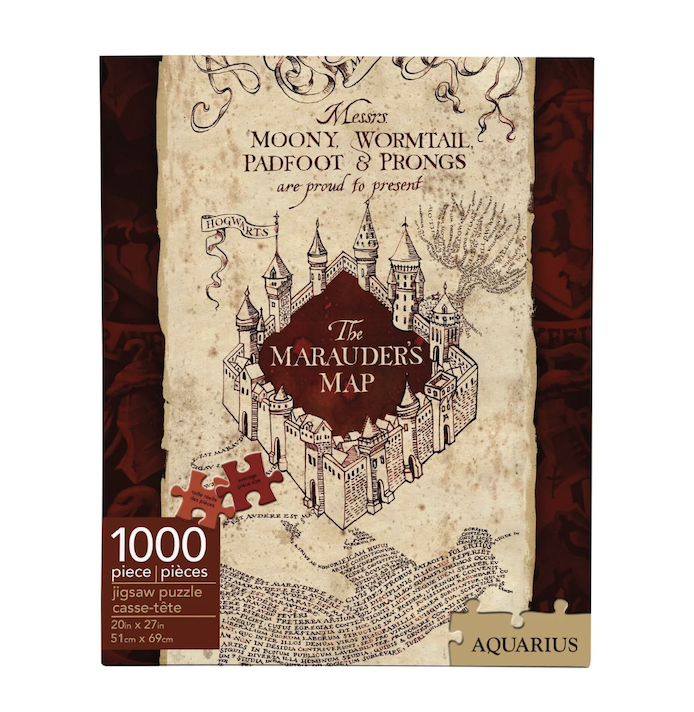 Harry Potter Marauders Map Puzzle - 1000 Pc
